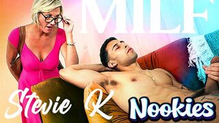 Nookies - Világos Szőke Mostohaanya Stevie K Hardcore Leckét Ad Blake Riversnek Fantasztikus Lovaglási Tudásával